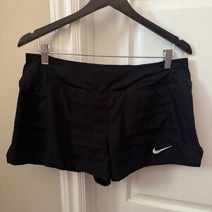 Nike Women's Dri-Fit Black Athletic Shorts (L)